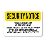 Private Property No Trespassing These Premises