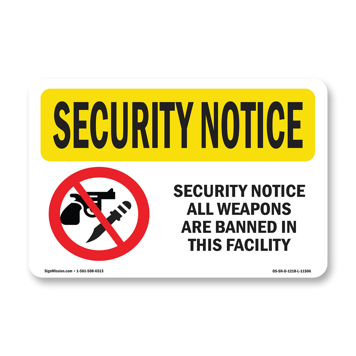 All Weapons Are Banned Bilingual