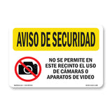 Camera Or Video Prohibited Spanish