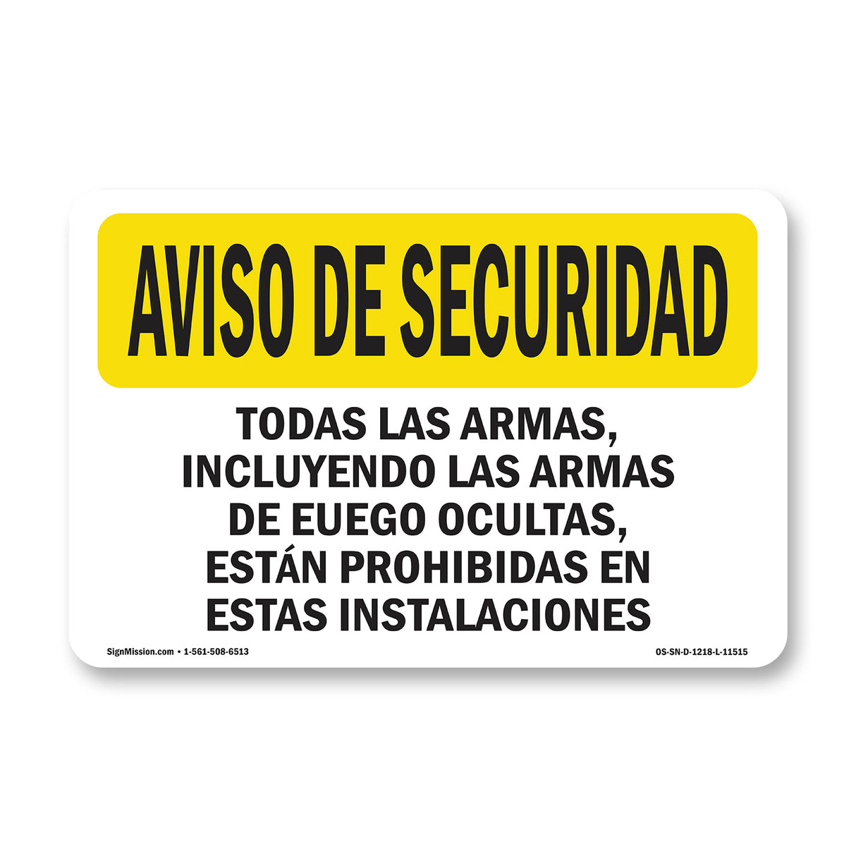 Concealed Firearms Spanish