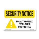 Unauthorized Vehicles Prohibited
