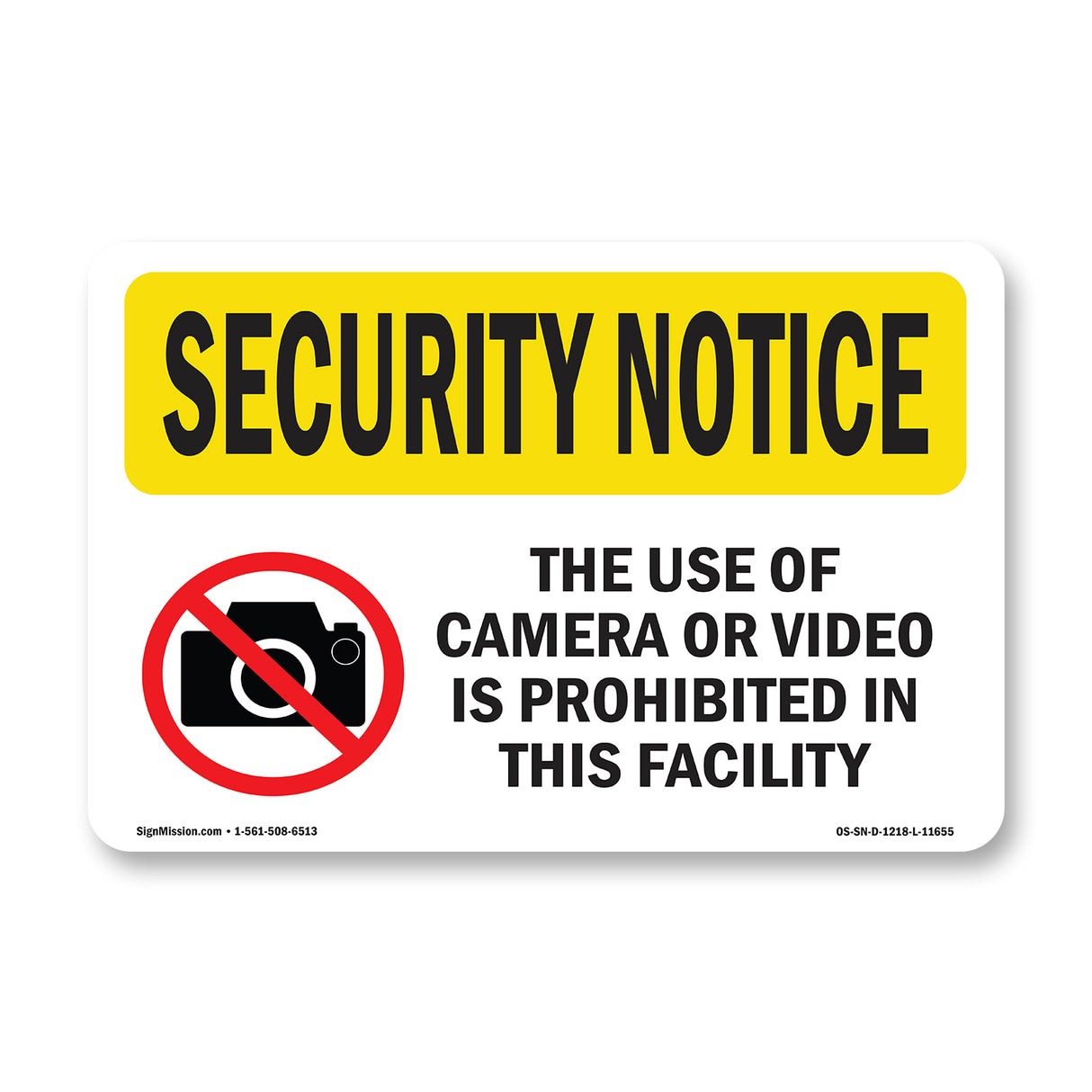 Camera Or Video Prohibited Spanish