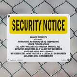 Private Property Keep Out No Hunting,