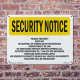 Private Property Keep Out No Hunting,