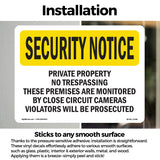 Private Property No Trespassing These Premises