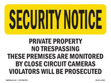 Private Property No Trespassing These Premises