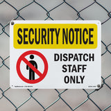 SECURITY Dispatch Staff Only With Symbol