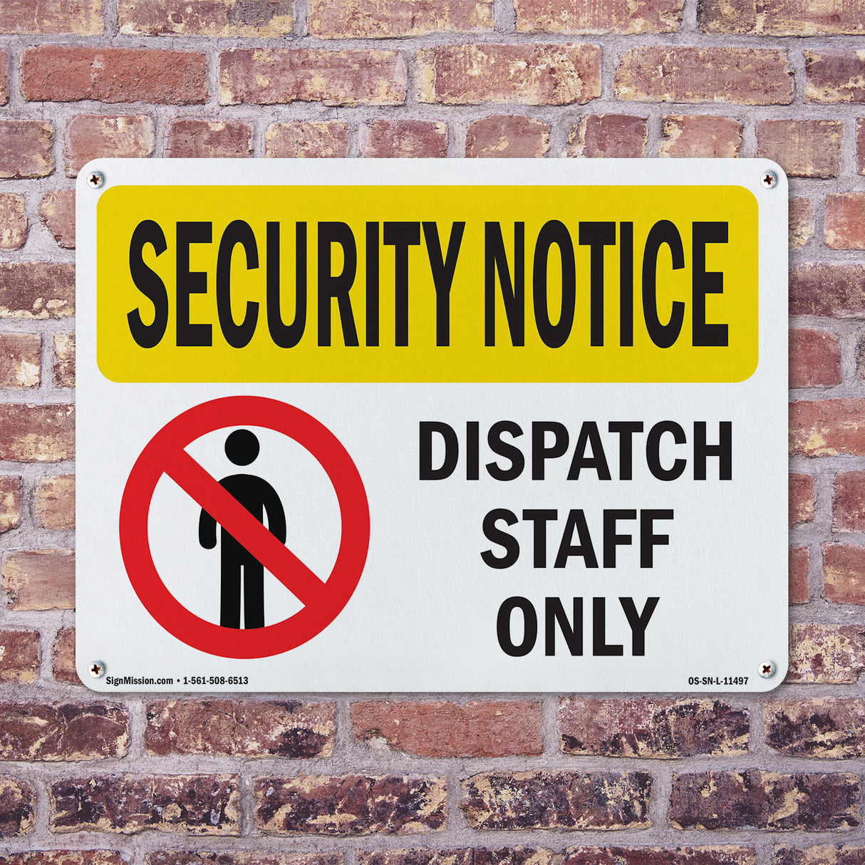 SECURITY Dispatch Staff Only With Symbol