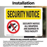 All Weapons Are Banned Bilingual