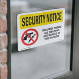 All Weapons Are Banned Bilingual