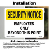 Employees Only Beyond This Point