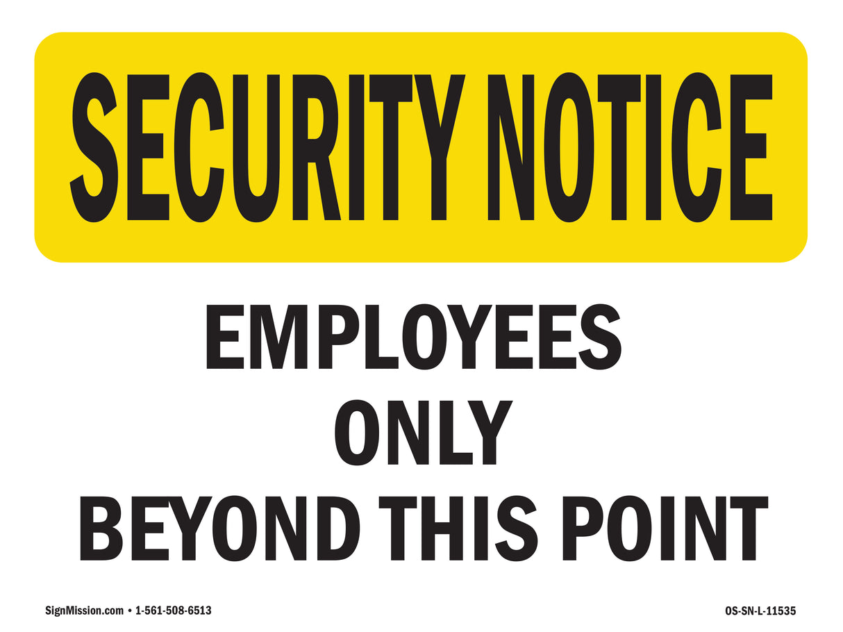 Employees Only Beyond This Point