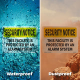 Facility Protected By Alarm Spanish