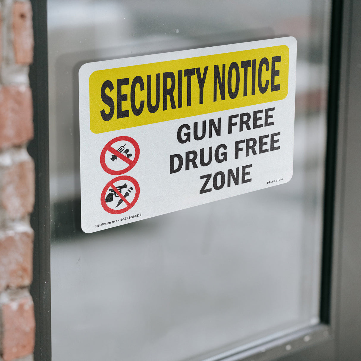 Gun Free Drug Free Zone Bilingual