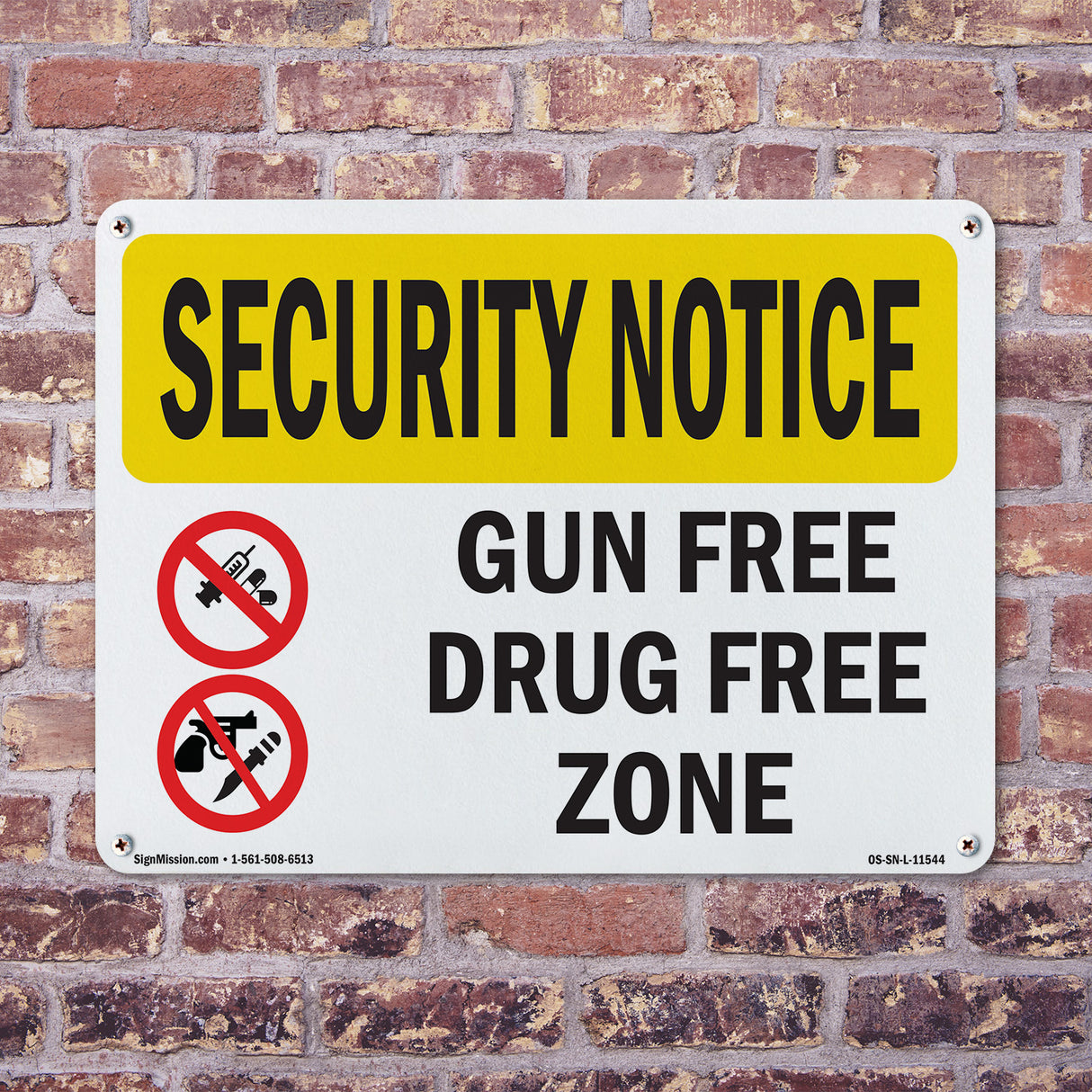 Gun Free Drug Free Zone Bilingual