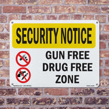 Gun Free Drug Free Zone Bilingual