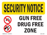 Gun Free Drug Free Zone Bilingual