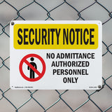 No Admittance Authorized Only