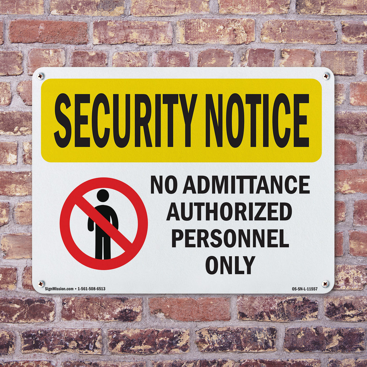 No Admittance Authorized Only