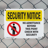 No Admittance Beyond This Point