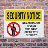 No Admittance Beyond This Point