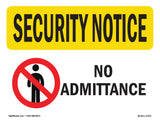 No Admittance Bilingual