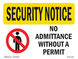 No Admittance Without A Permit