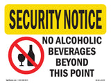 No Alcoholic Beverages