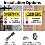 No Camera No Video No Cell Phone