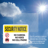 No Camera No Video No Cell Phone