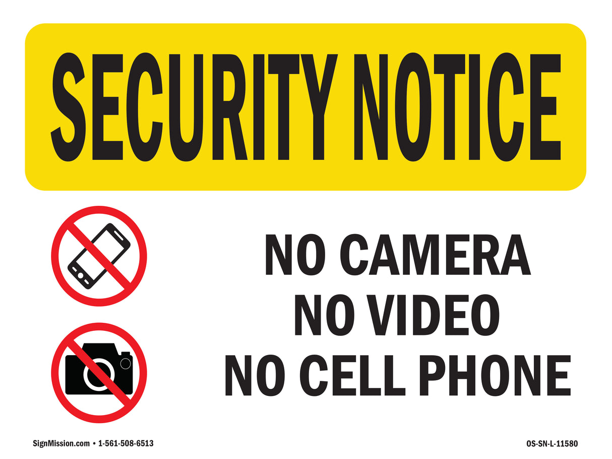 No Camera No Video No Cell Phone