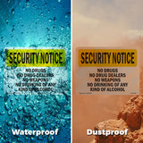 No Drugs Dealers Weapons Drinking