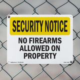 No Firearms Allowed On Property