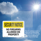 No Firearms Allowed On Property