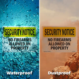 No Firearms Allowed On Property