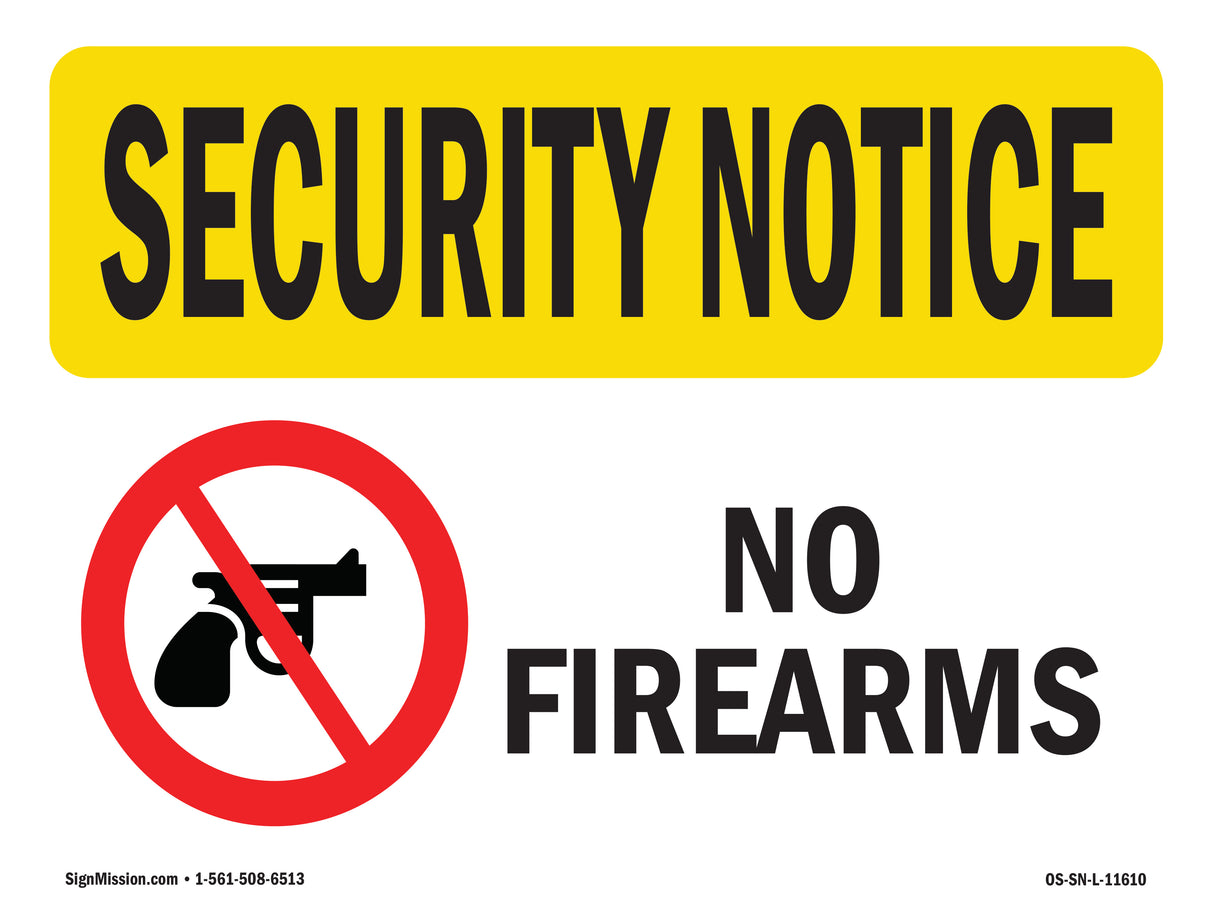 No Firearms