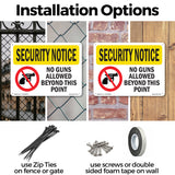 No Guns Allowed Beyond This Point