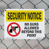 No Guns Allowed Beyond This Point