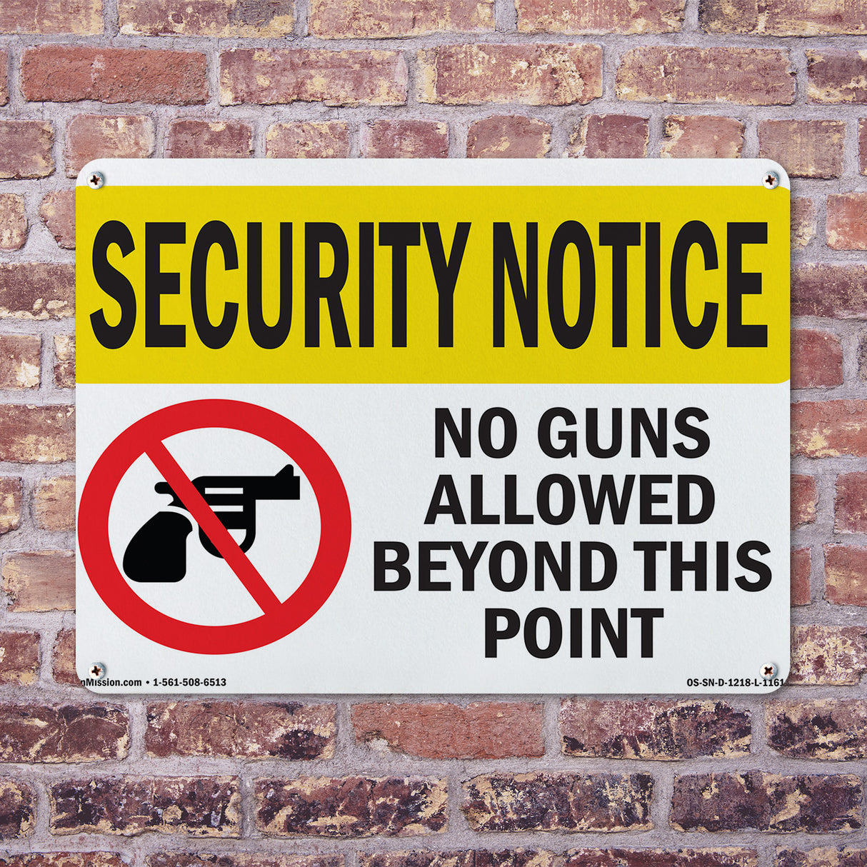 No Guns Allowed Beyond This Point