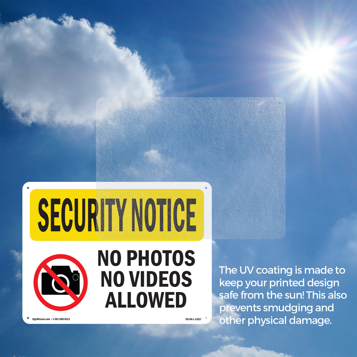 No Photos Or Video Allowed