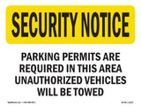 Parking Permits Required