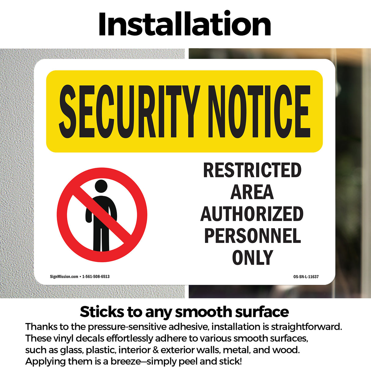 Restricted Area Authorized Spanish