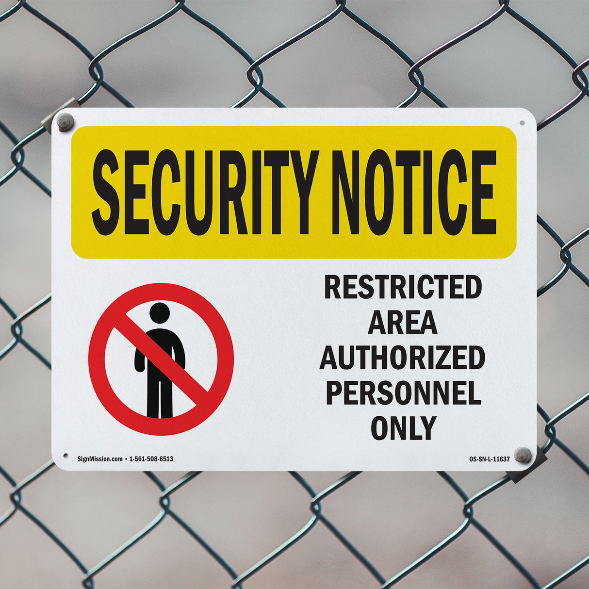 Restricted Area Authorized Spanish