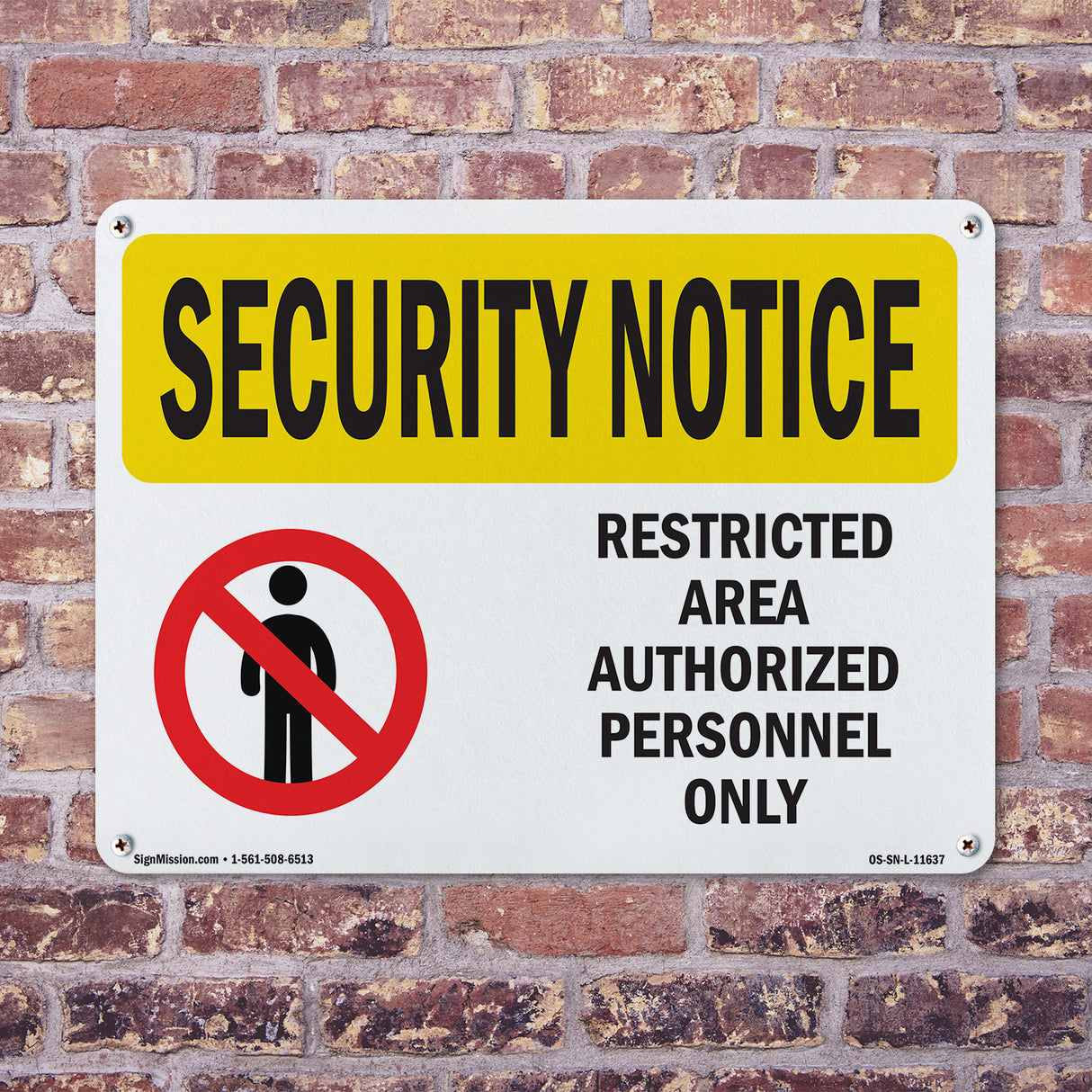 Restricted Area Authorized Spanish