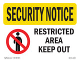 Restricted Area Keep Out