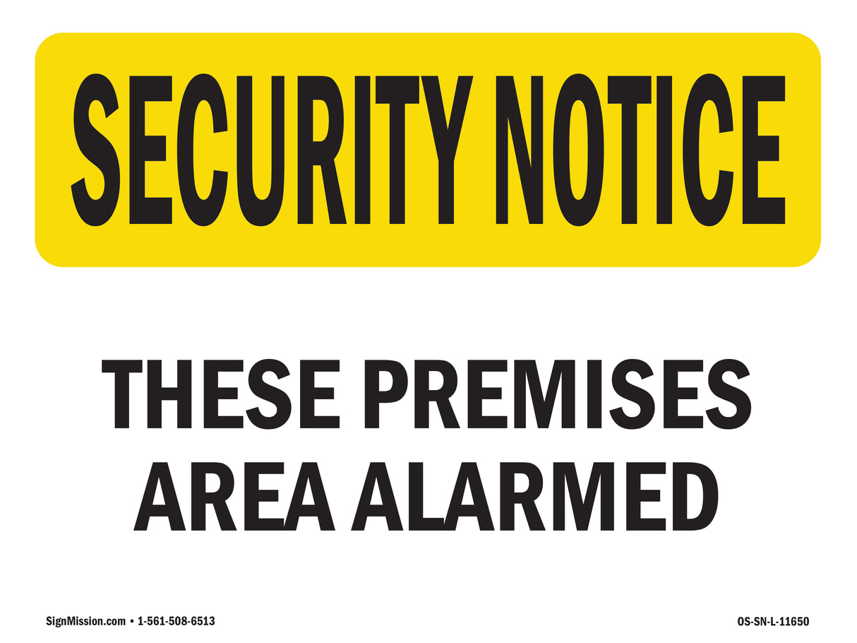 These Premises Are Alarmed