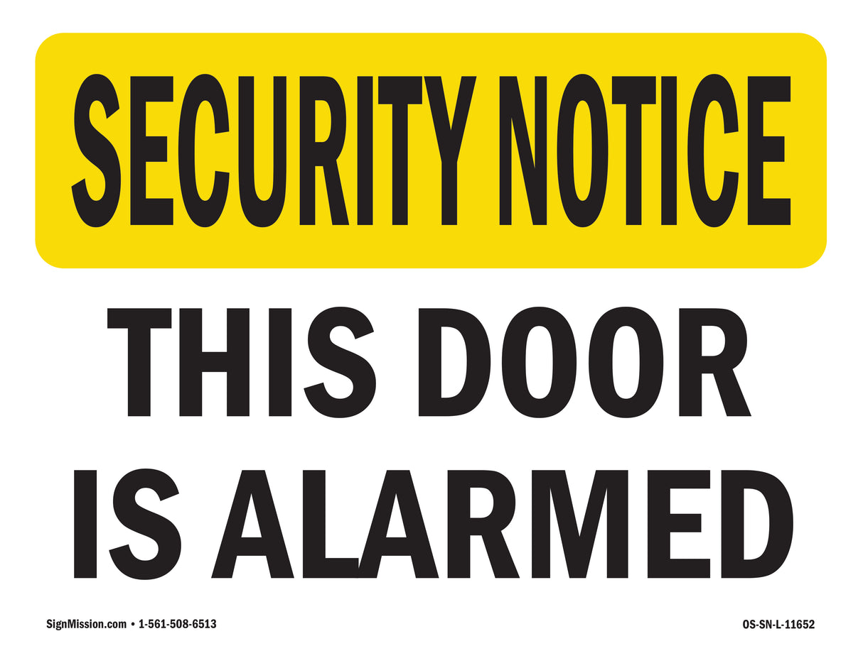This Door Is Alarmed