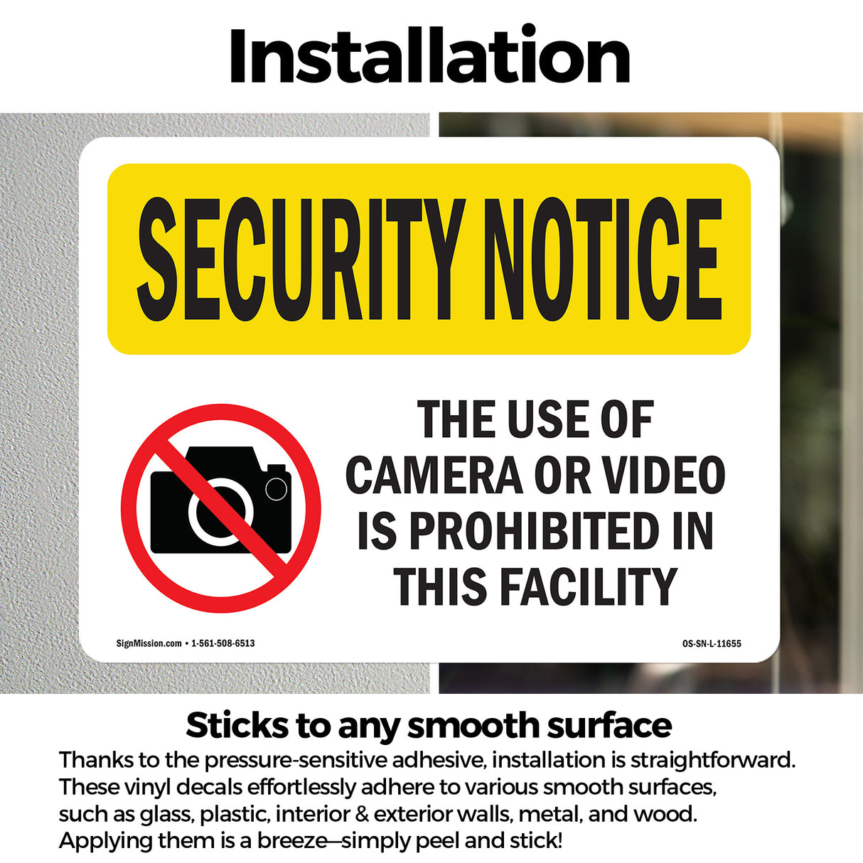 Camera Or Video Prohibited Spanish