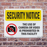 Camera Or Video Prohibited Spanish