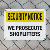 We Prosecute Shoplifters